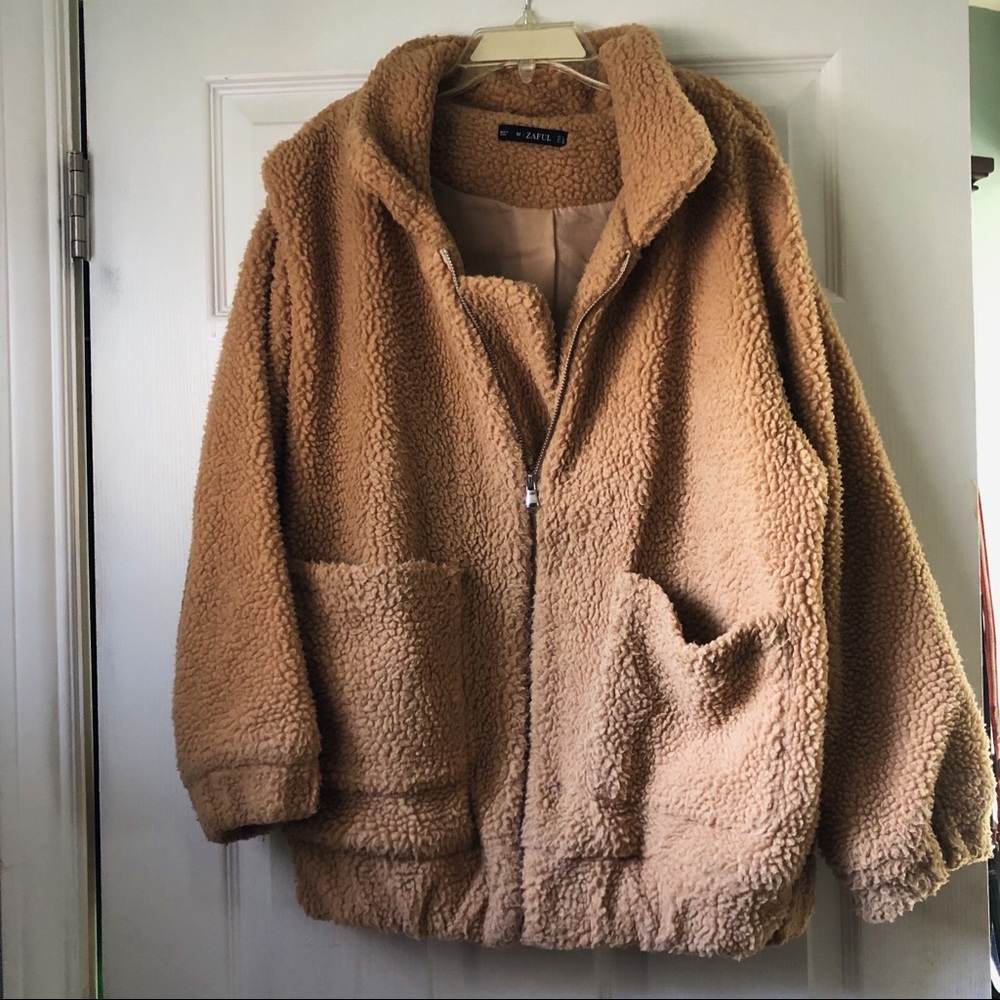 zaful teddy bear coat